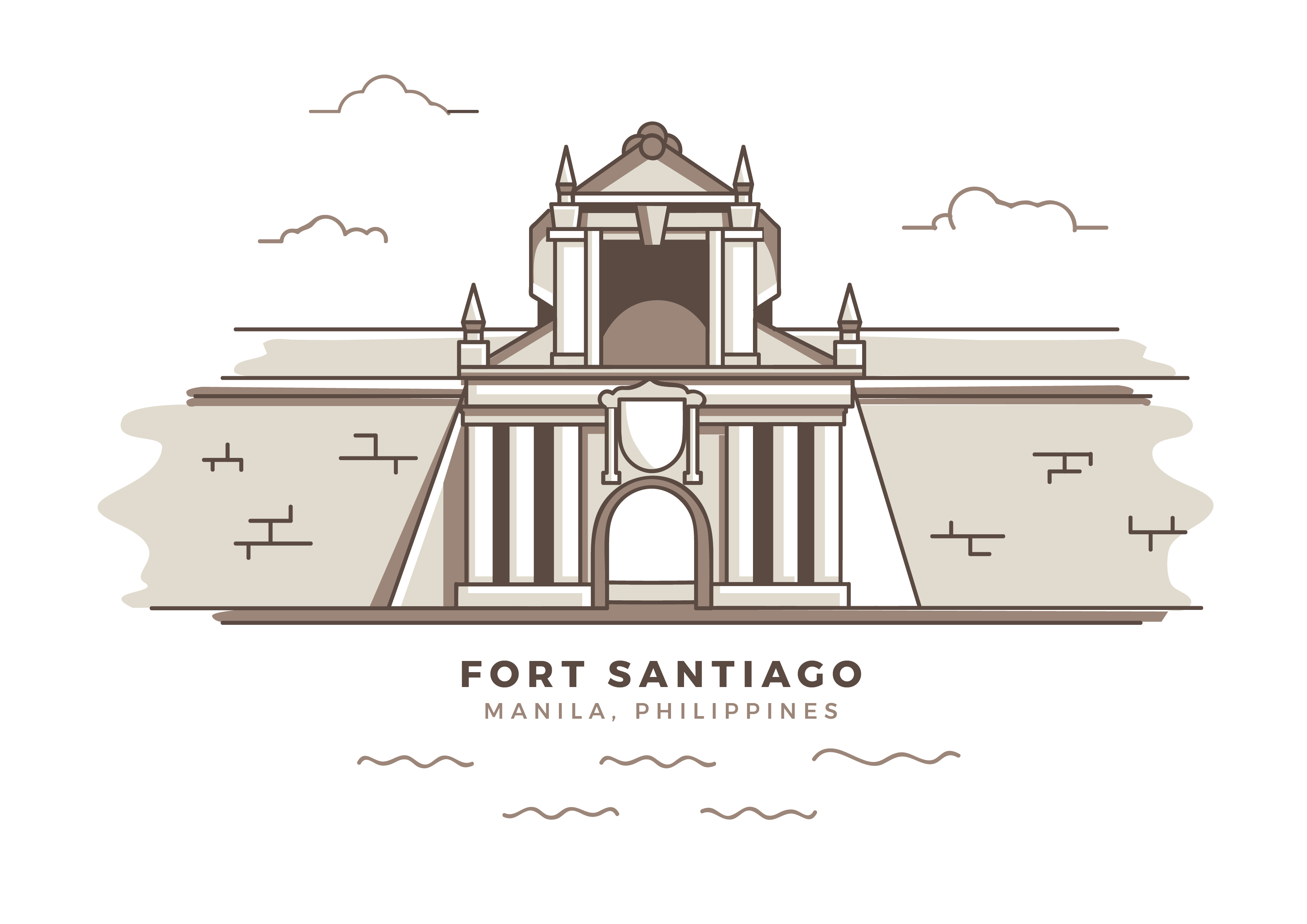 Briefbox — Fort Santiago, Manila Philippines by Titus Jr Laxa